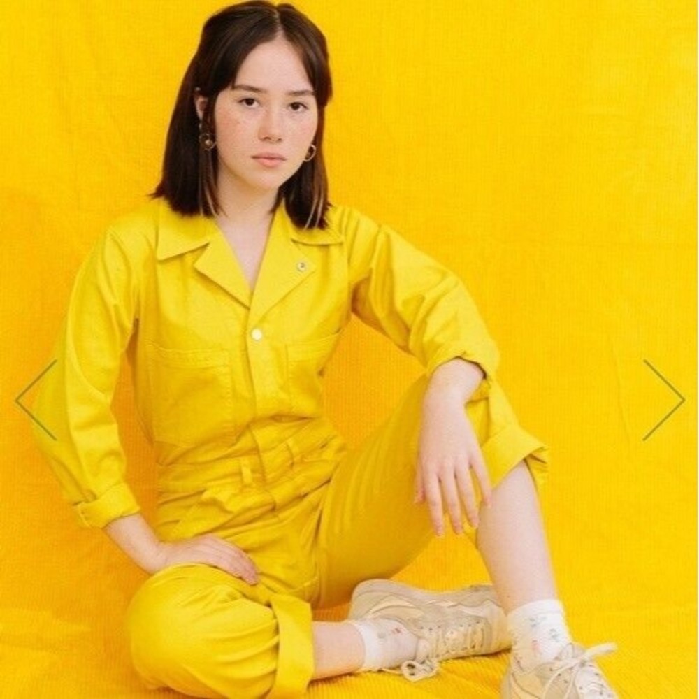 Big Bud Press Jumpsuit Long Sleeve Yellow Womens Size XXS Made In USA